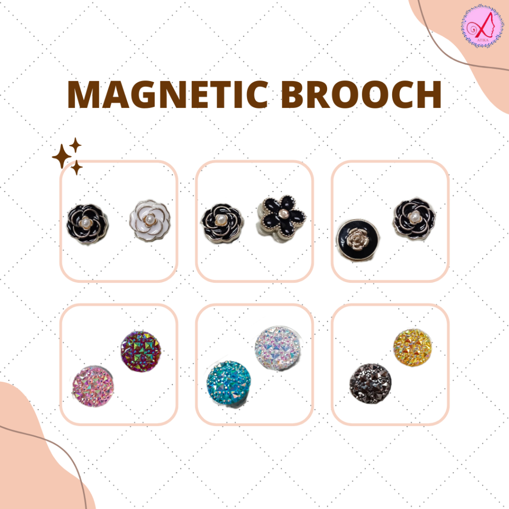 Magnetic Brooch Set