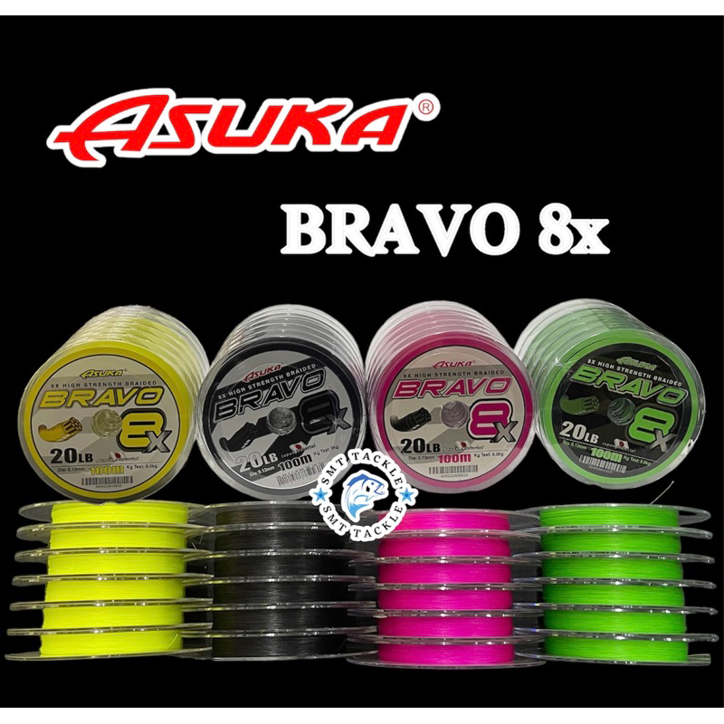 ASUKA X8 BRAVO BRAID 100M FISHING LINE