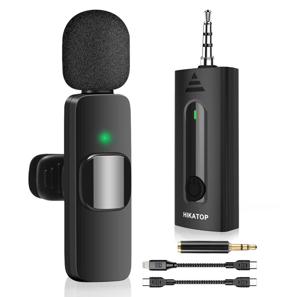 K8 Wireless Microphone Universal Plug Play Mini Collar Clip