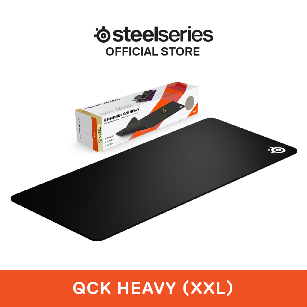 SteelSeries - QcK HEAVY - Micro-Woven Cloth Gaming Mouse Pad (Large) 