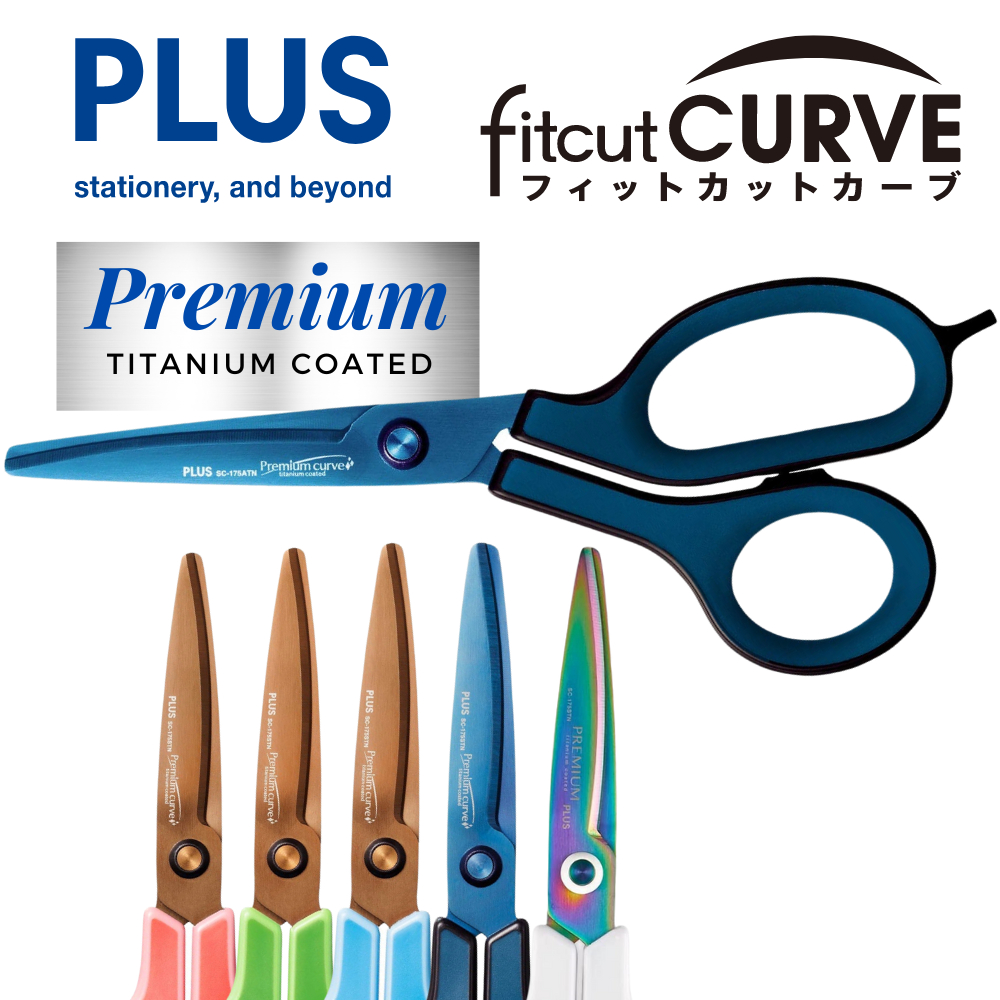 Plus Fit Cut Curve Cooking Scissors - Easy to Use