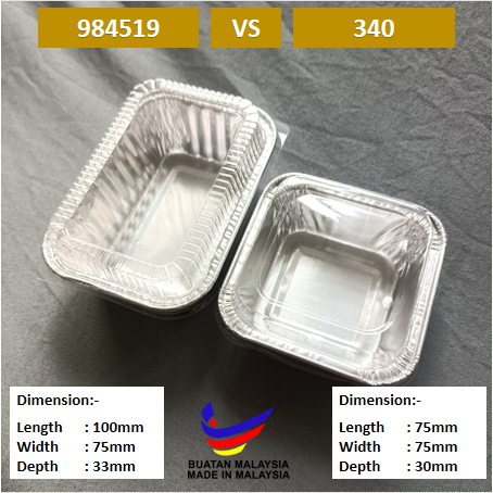 14 x 5.5 Aluminum Foil Pans, Disposable Trays Containers for