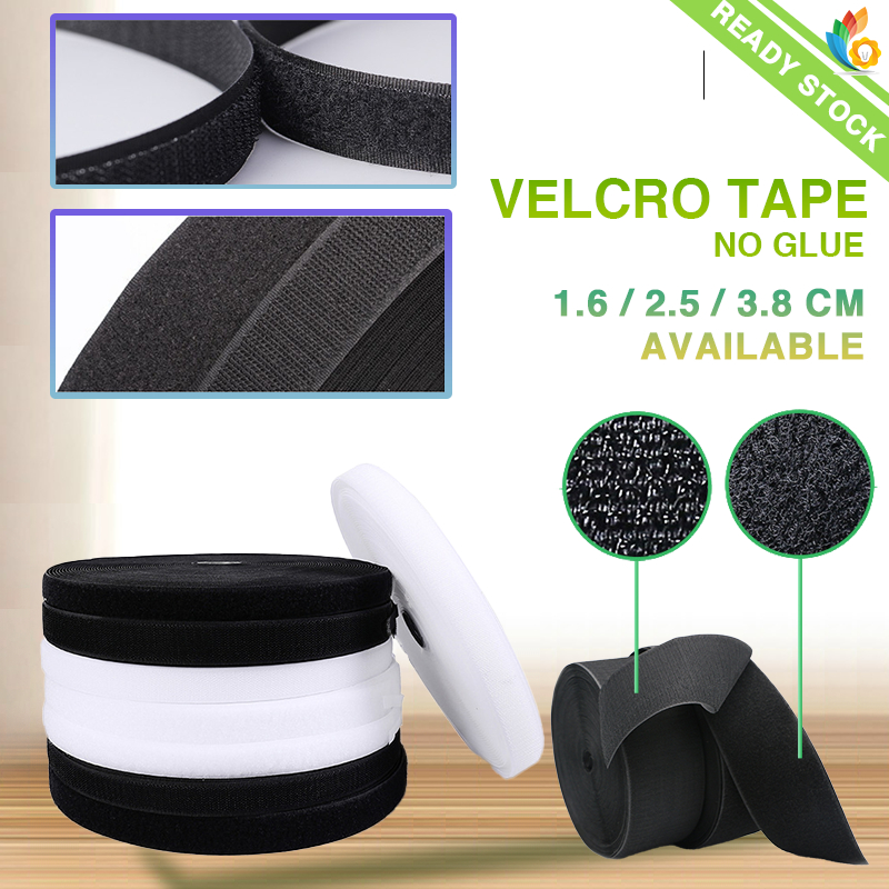 2m Multi-functional Magic Tape, Hook And Loop Fastener With Buttons For  Shoes And Clothes