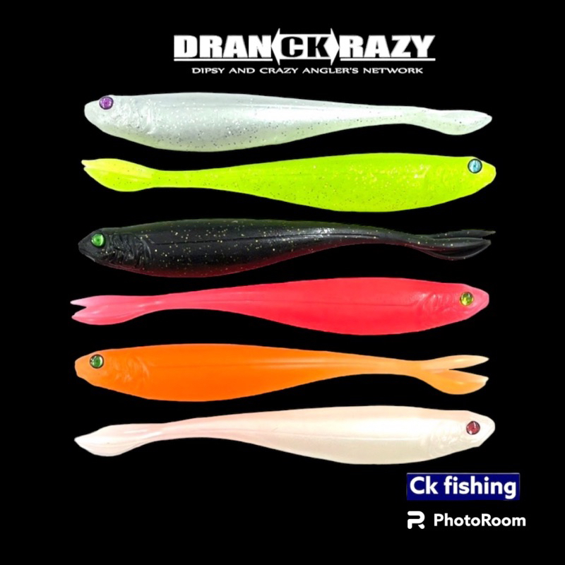 DRANCKRAZY Skibble 6” Soft Plastic Lure Bait Weight 17g Fishing