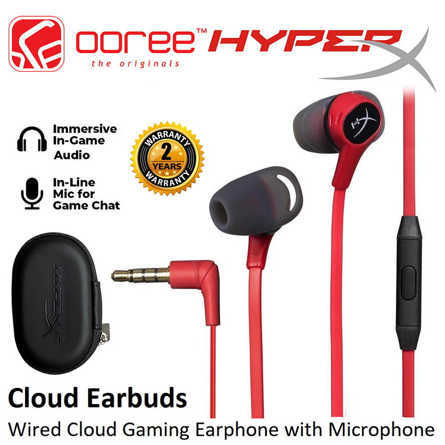 HYPER X HYPERX WIRED CLOUD EARBUDS WIRELESS CLOUD MIX BUDS