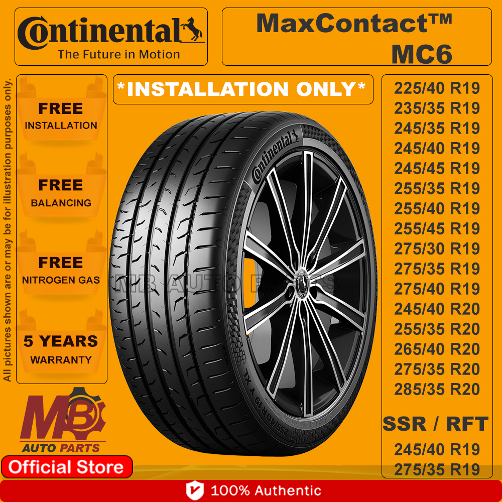 Continental MC6 MaxContact™ 6 [R19 - R20 - SSR / RFT] Germany