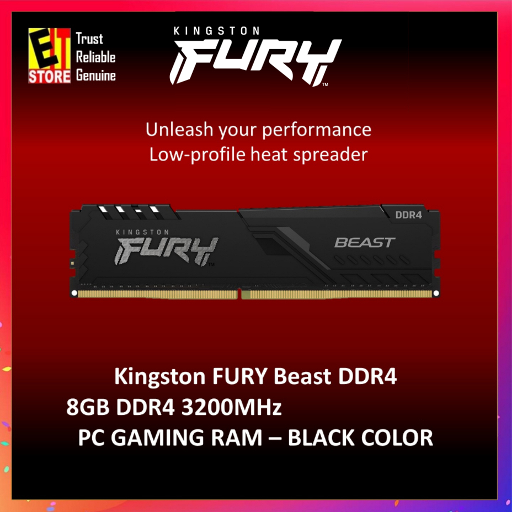 Kingston hyperx fury 8gb 3200mhz outlet ddr4