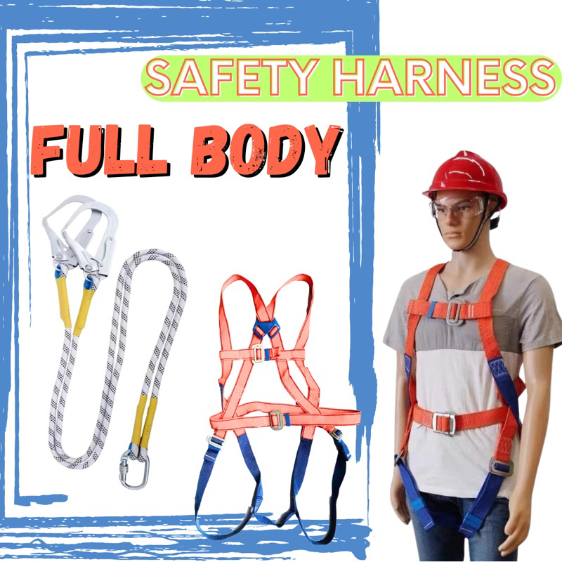 FULL BODY) Safety Harness / Safety Belt / High Altitude Safety Belt / Anti  Fall / Fall Protection Equipment