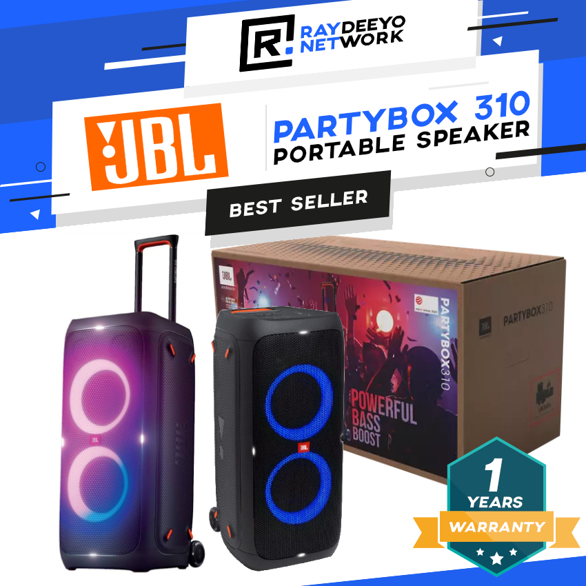 JBL Partybox 310  Portable party speaker with dazzling lights and powerful  JBL Pro Sound