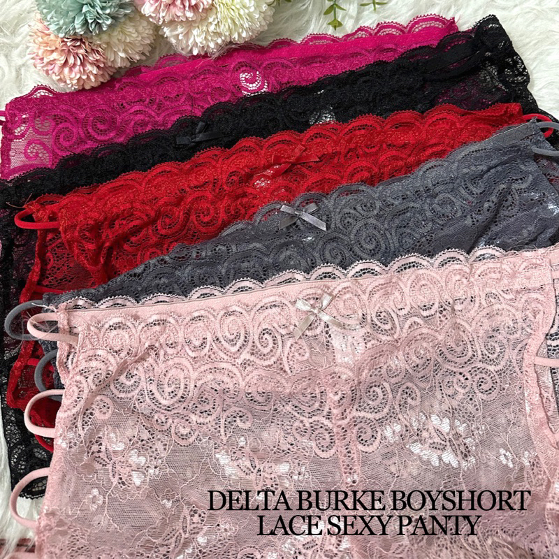 Delta Burke 3 Pack Plus Size Lace Panties - Size 2X
