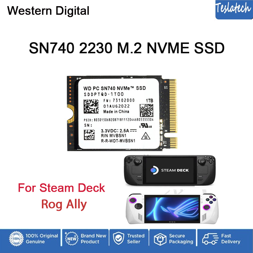 (Ready stock)Western Digital WDKST SN740 2230 SSD Solid State Drive 1TB  NVME Notebook Desktop Steam Deck ROG ally