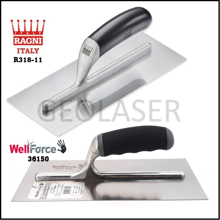 Plastering Trowels, Tools and Accessories. From Ragni