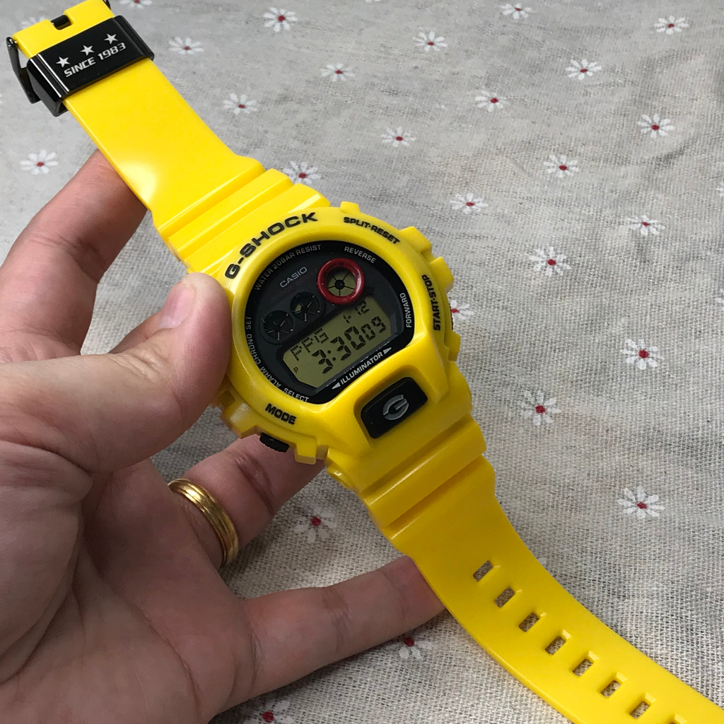 G shock discount 30th anniversary yellow