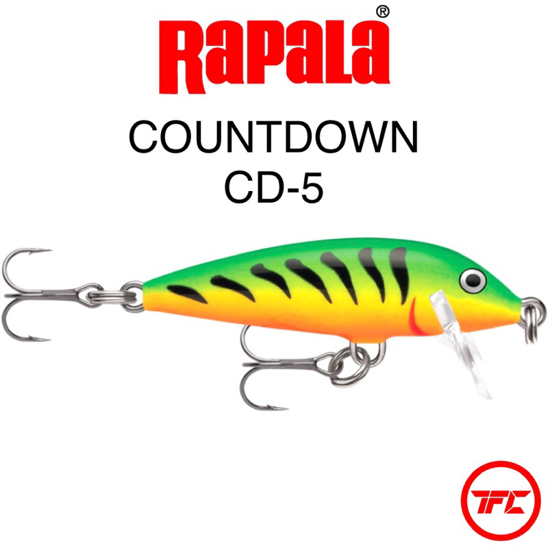 RAPALA Countdown CD-5 Lure CD05 CD5 Sinking