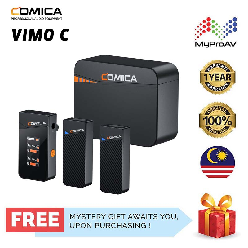 COMICA 2.4G Mini micro sans fil à double canal Vimo C3