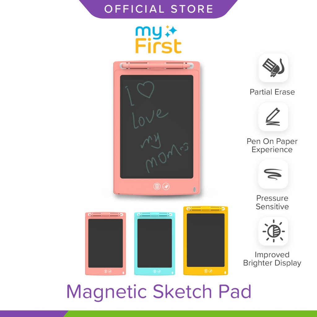 myFirst Sketch Pro 10 Portable Drawing Pad (White)