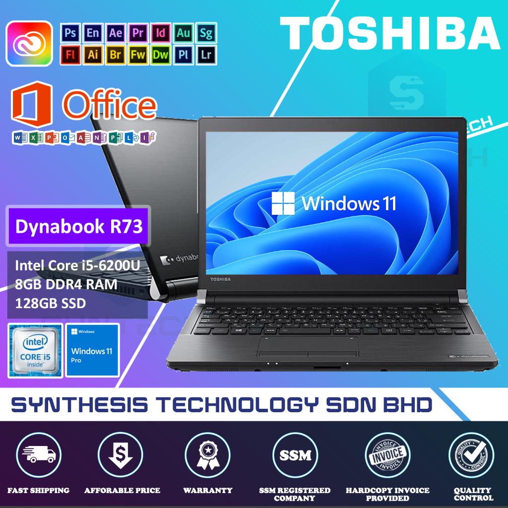 Toshiba Dynabook R73 Cheaper i5 Laptop Laptop Student Laptop i5 Celeron  USED REFURBISHED