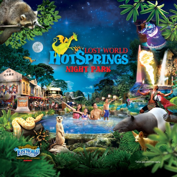 Sunway Lost World Hot Springs Night Park Admission Ticket 6pm To