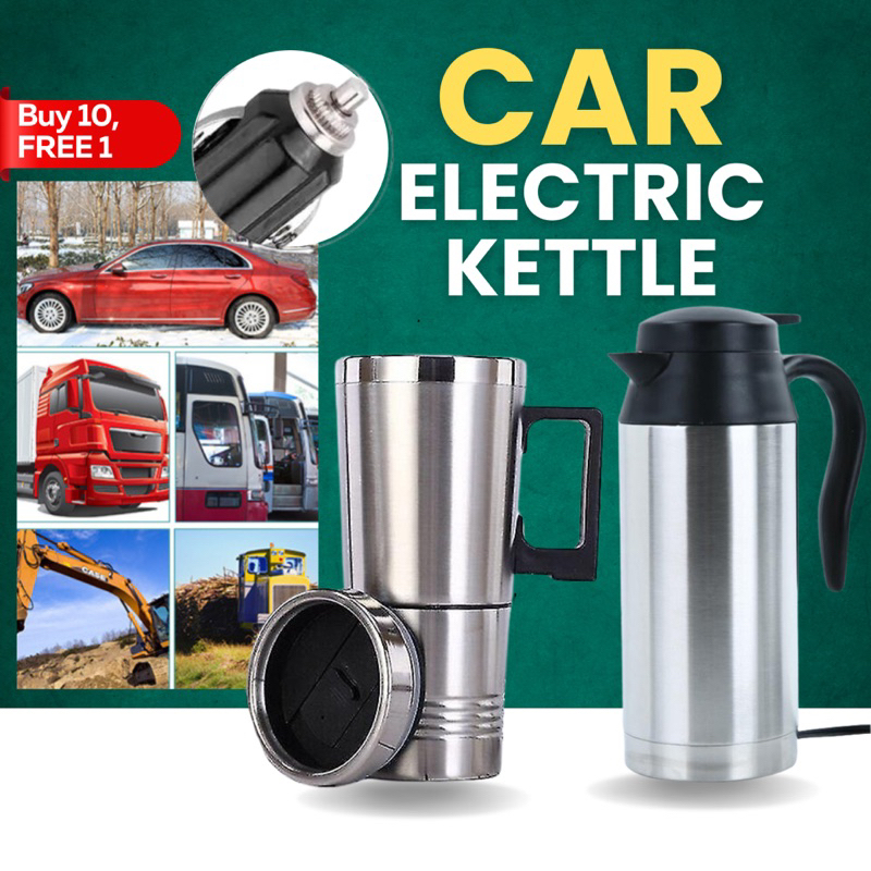 Travel water heater outlet kettle for car