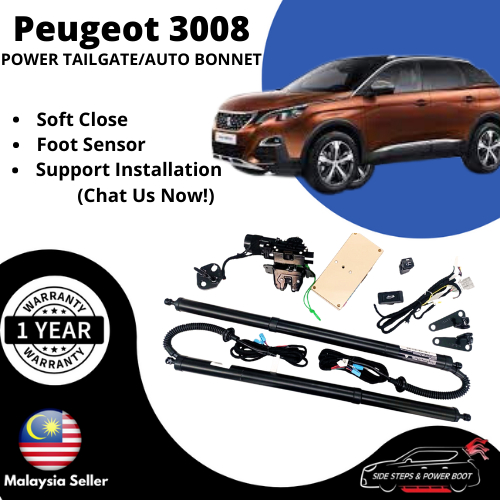 Peugeot 3008 Electric Power Tailgate Power Boot Auto Tailgate Auto Boot