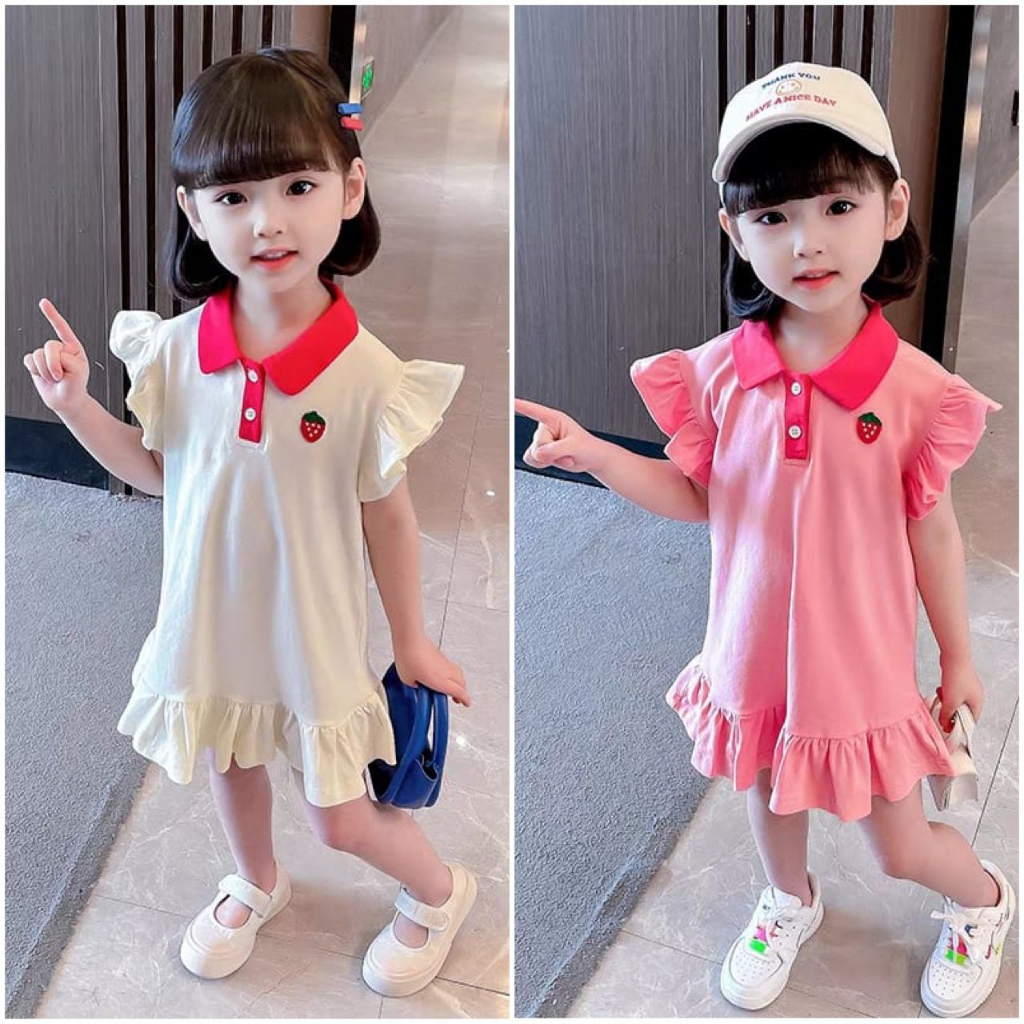 Shirt dress for baby hot sale girl