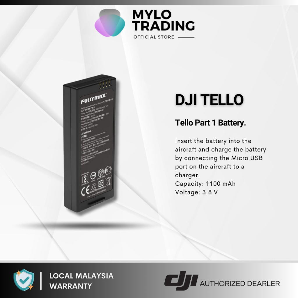 Tello flight hot sale battery