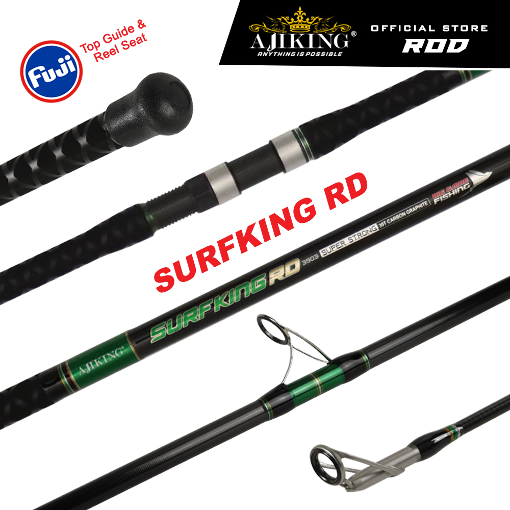 Ajiking Surf King RD Surf Fishing Rod (Max Load 35kg/13ft-15ft)