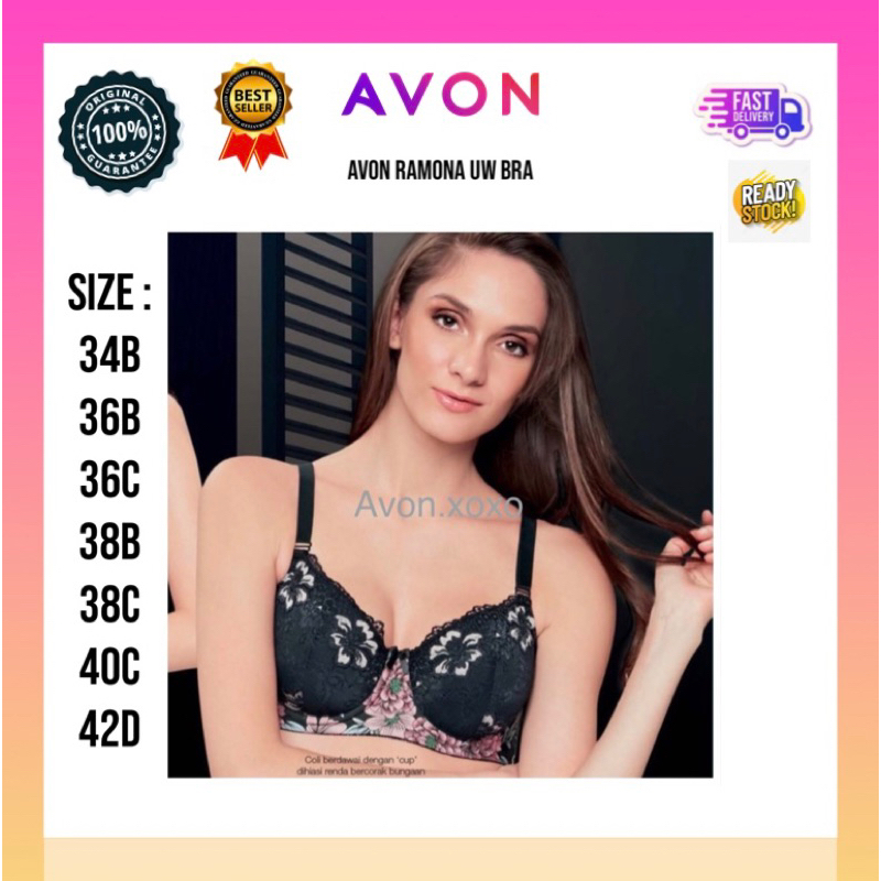 Avon Ramona UW bra (Size 34B - 42D)