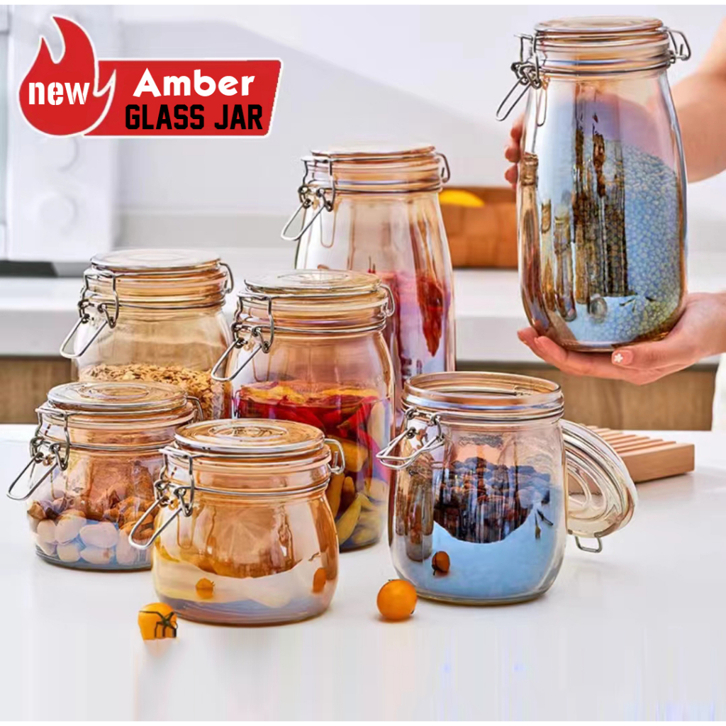 Glass best sale jar airtight