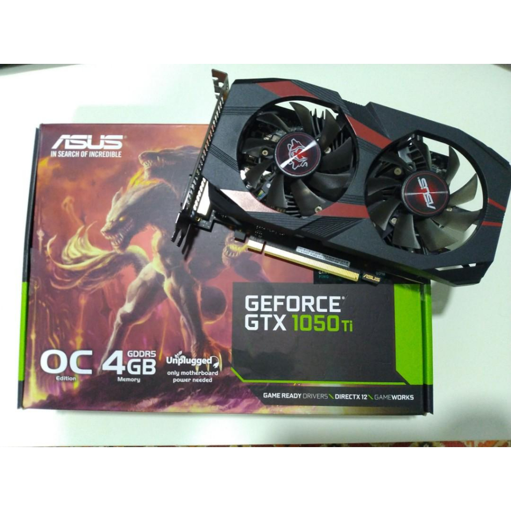 ASUS GTX 1050 TI CERBERUS OC 4GB GDDR5 NVIDIA GPU CERBERUS