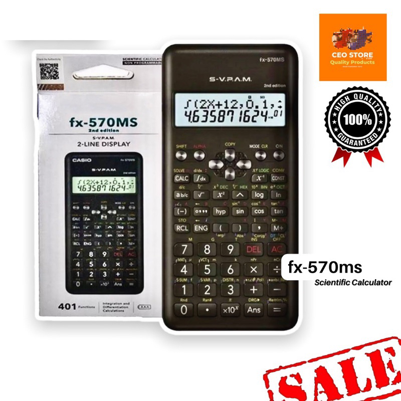 Casio shop calculator 570ms