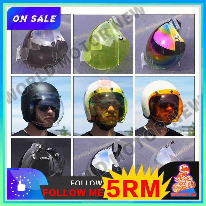 Bubble visor best sale for helmet