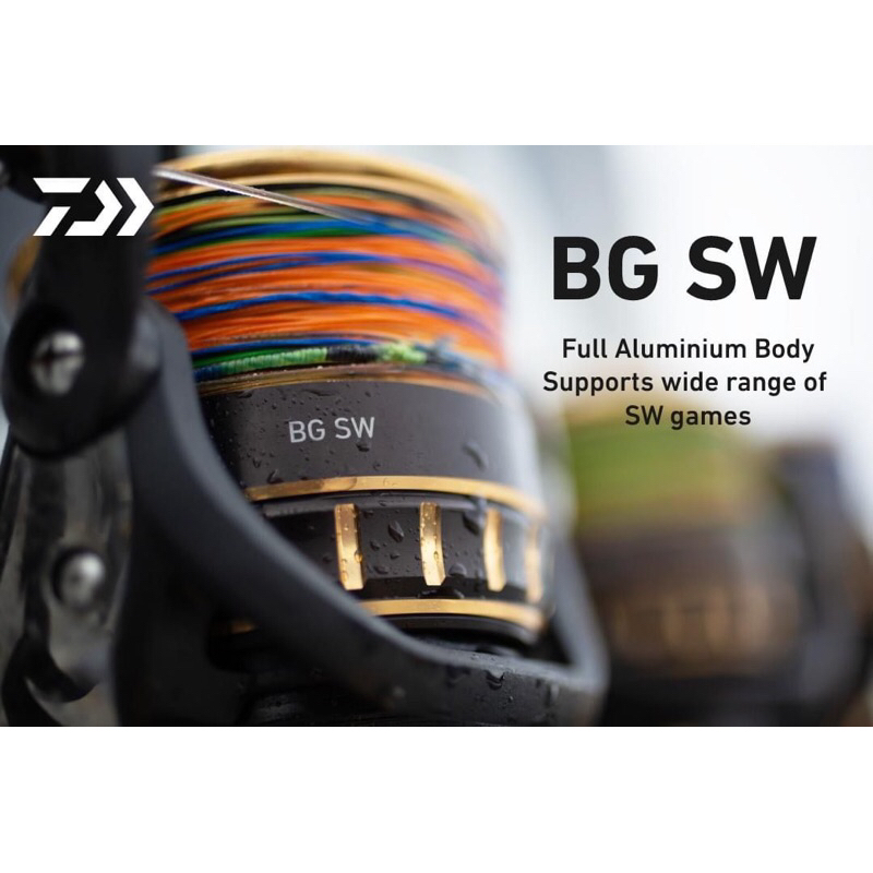 DAIWA BG SERIES BB SUPPORTED CARBON ATD SPINNING REEL