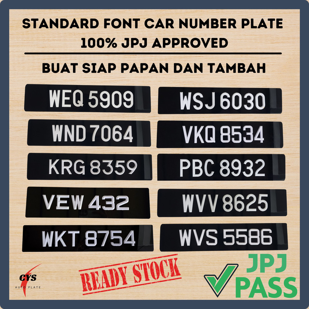 Jpj plate store no