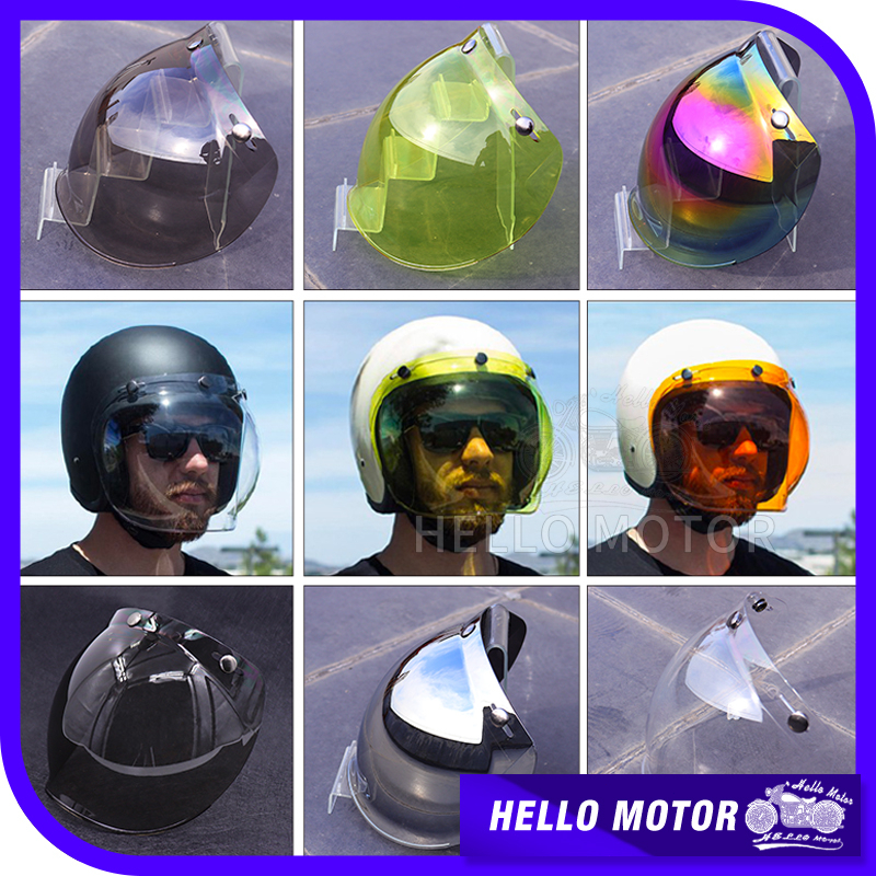 Bubble visor best sale motorcycle helmet