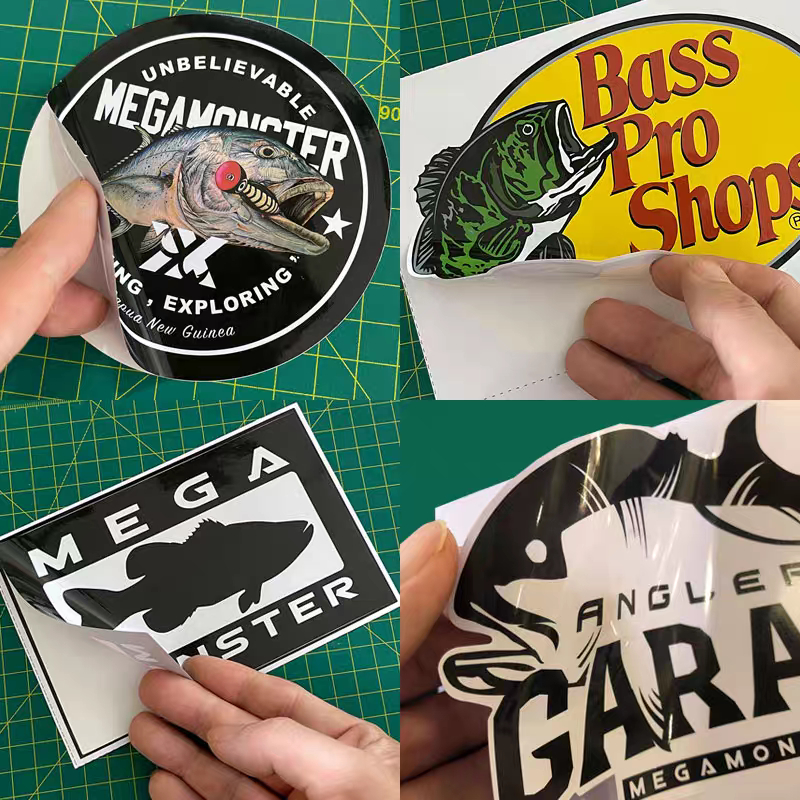 Large Fishing Sticker Mancing Tackle Box Waterproof Sticker Decal Gamefish  Sailfish Tuna Siakap GT Bass Pro Shop