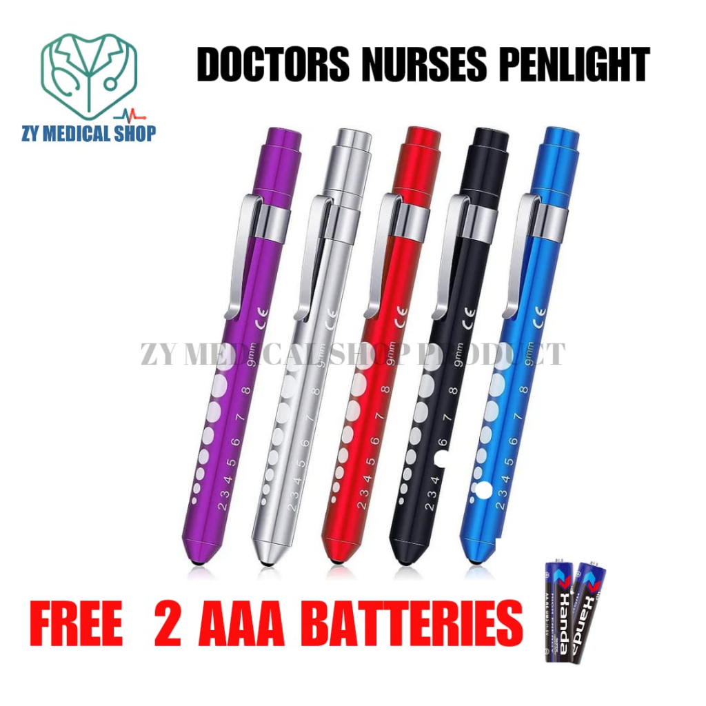 Reusable Medical Pocket Pen Light LED Bulb Made of Lightweight 