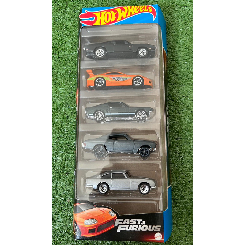 Hot Wheels 2023 Fast & Furious 5-Pack (Toyota Supra,Dodge Charger