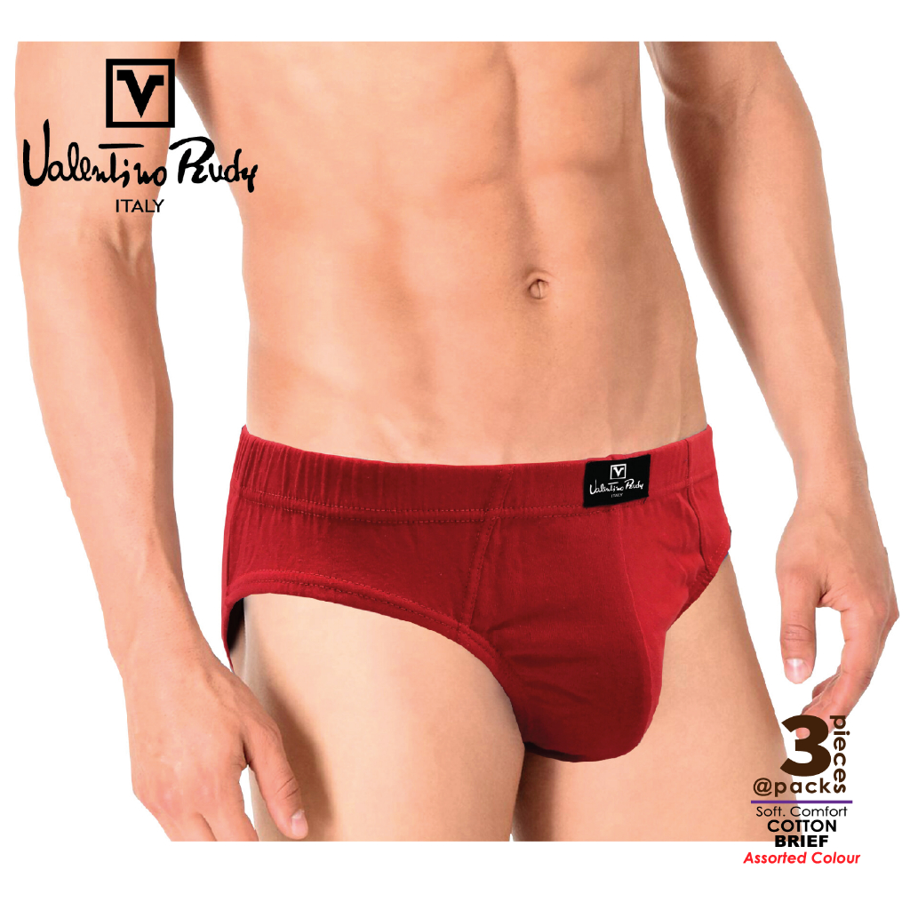 VALENTINO RUDY Italy -2 pieces Comfort Men Boxer (VR803) /Underwear/Seluar  Pendek Woven Boxer Lelaki/Spender Lelaki/
