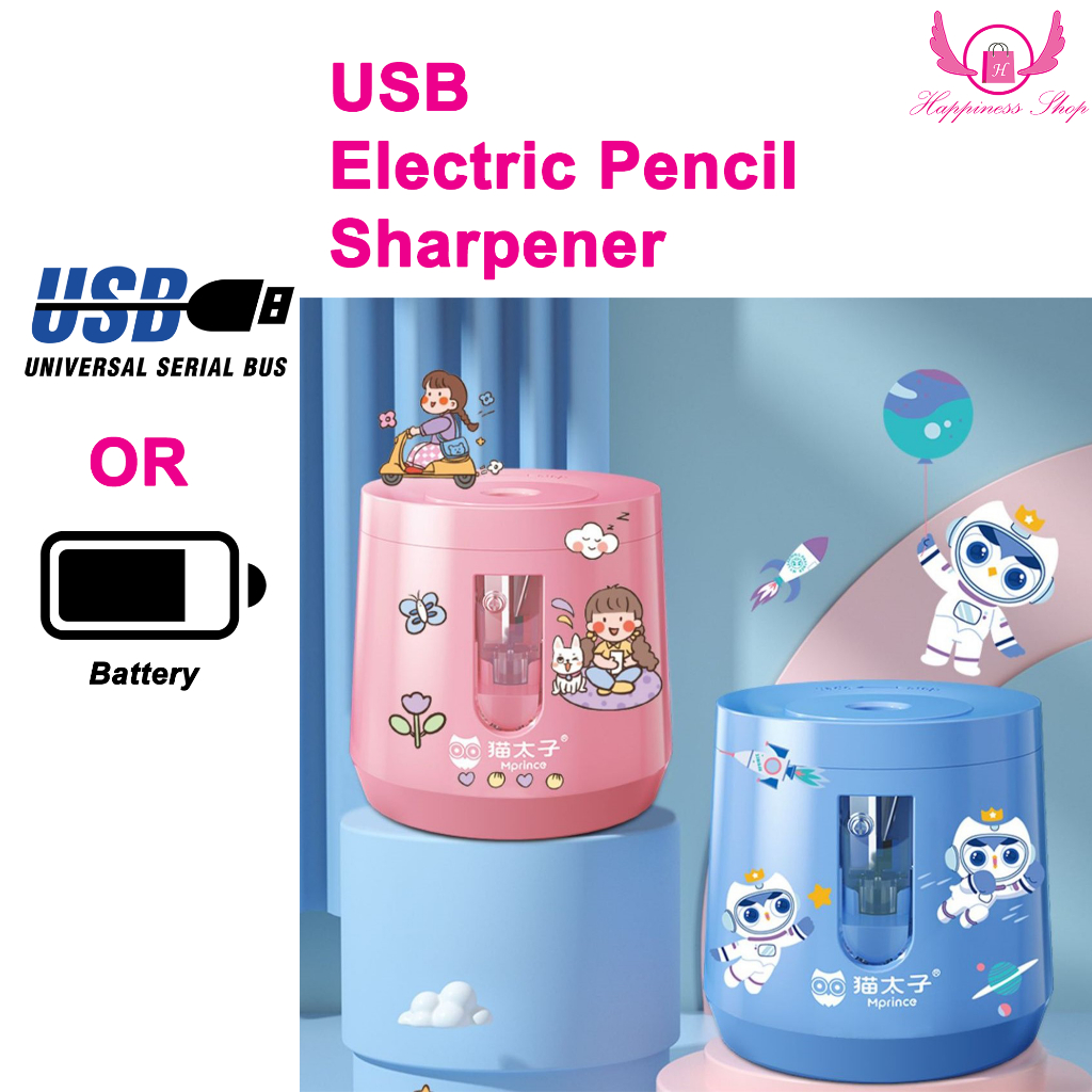 cartoon electric pencil sharpener