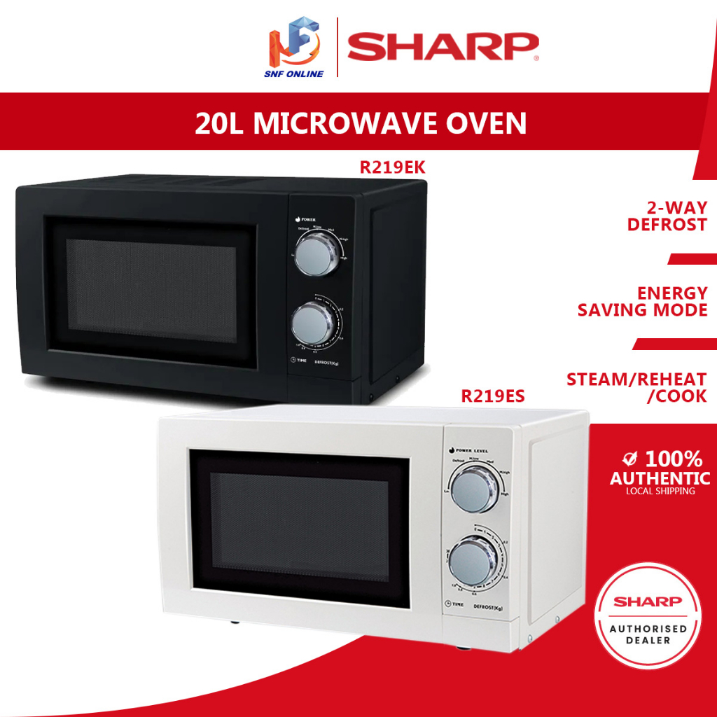 sharp 20l microwave oven shp r219ek