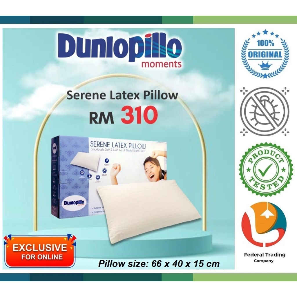 Dunlopillo soft latex outlet pillow