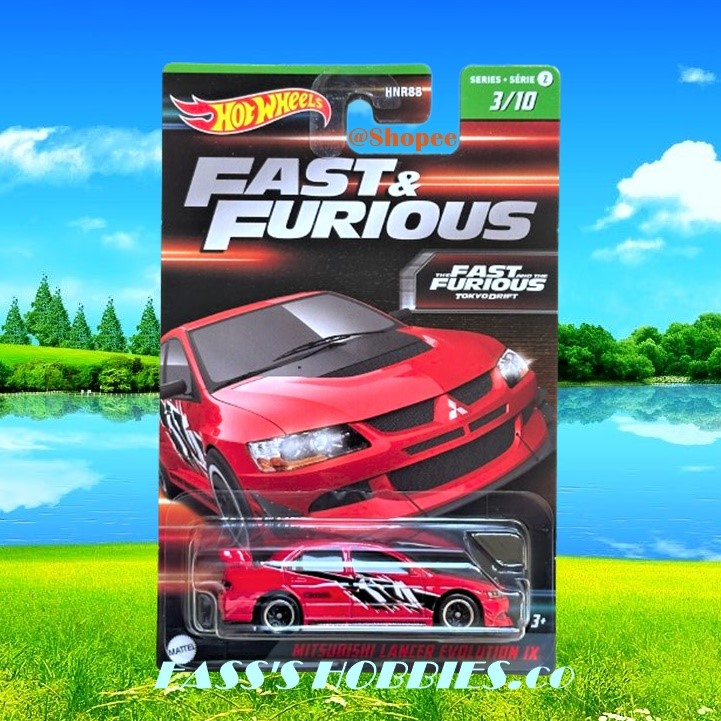 Hot Wheels Fast Furious Mitsubishi Lancer Evolution IX Tokyo Drift