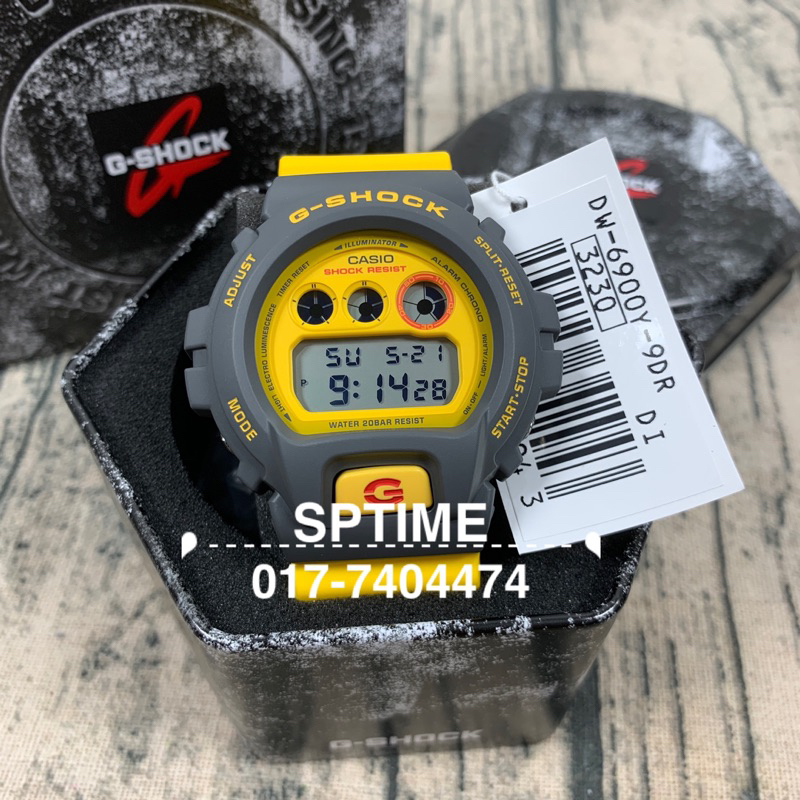 CASIO G-SHOCK DW-6900Y-9DR / DW-6900Y-9D / DW-6900Y-9 / DW