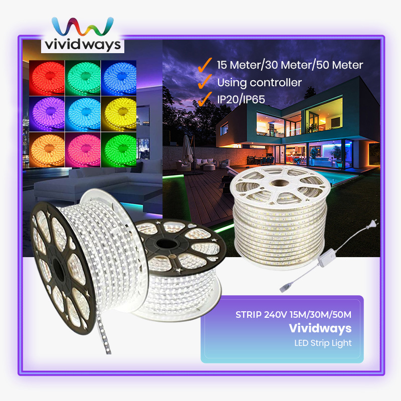 Led strip deals lights 15 meters