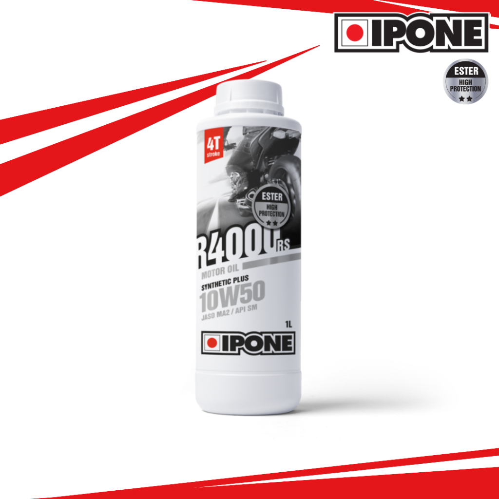 Ipone Semi Synthetic Motorcycle Engine Oil 10W50 R4000RS