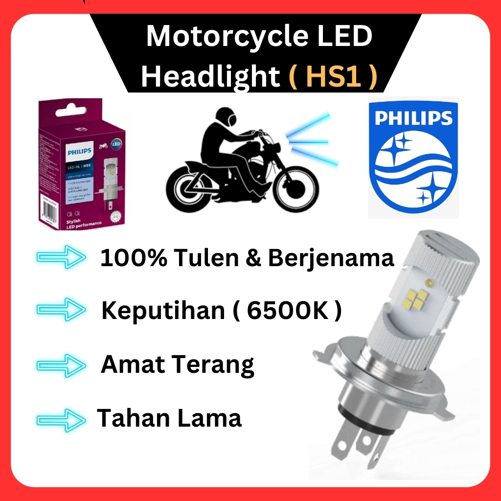 Shop H4 Led Headlight Bulb For Motorcycle Philips online