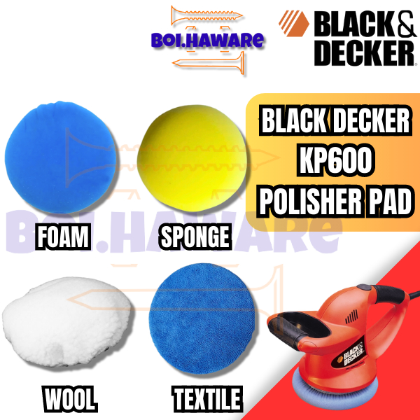 SPACE PART ACCESSORIES FOR BLACK DECKER KP600 CAR POLISHER WAXER