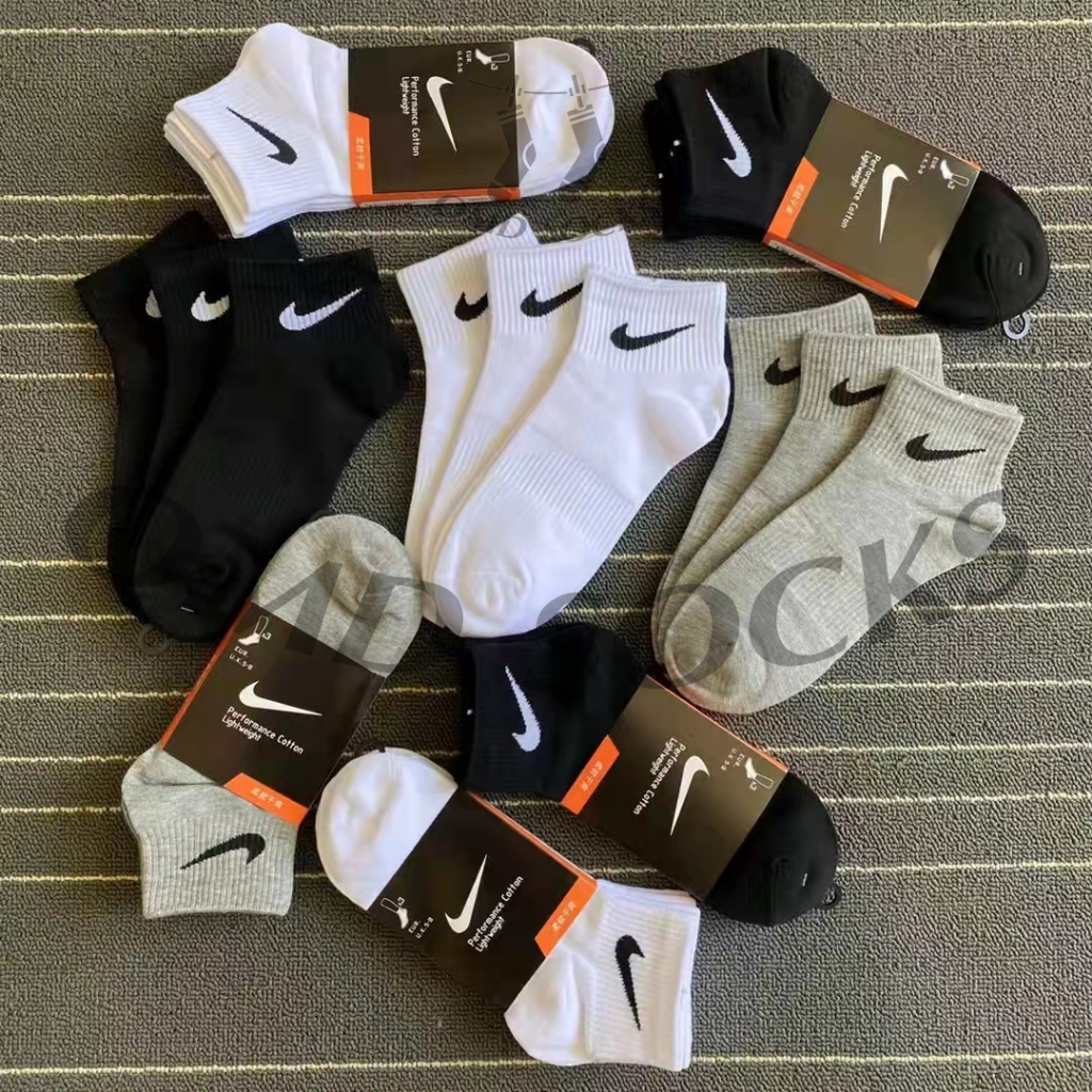 Nike performance cotton hot sale socks no show