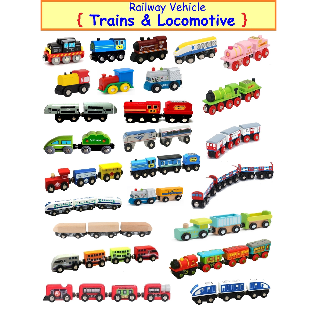 Wooden railway hot sale accessories